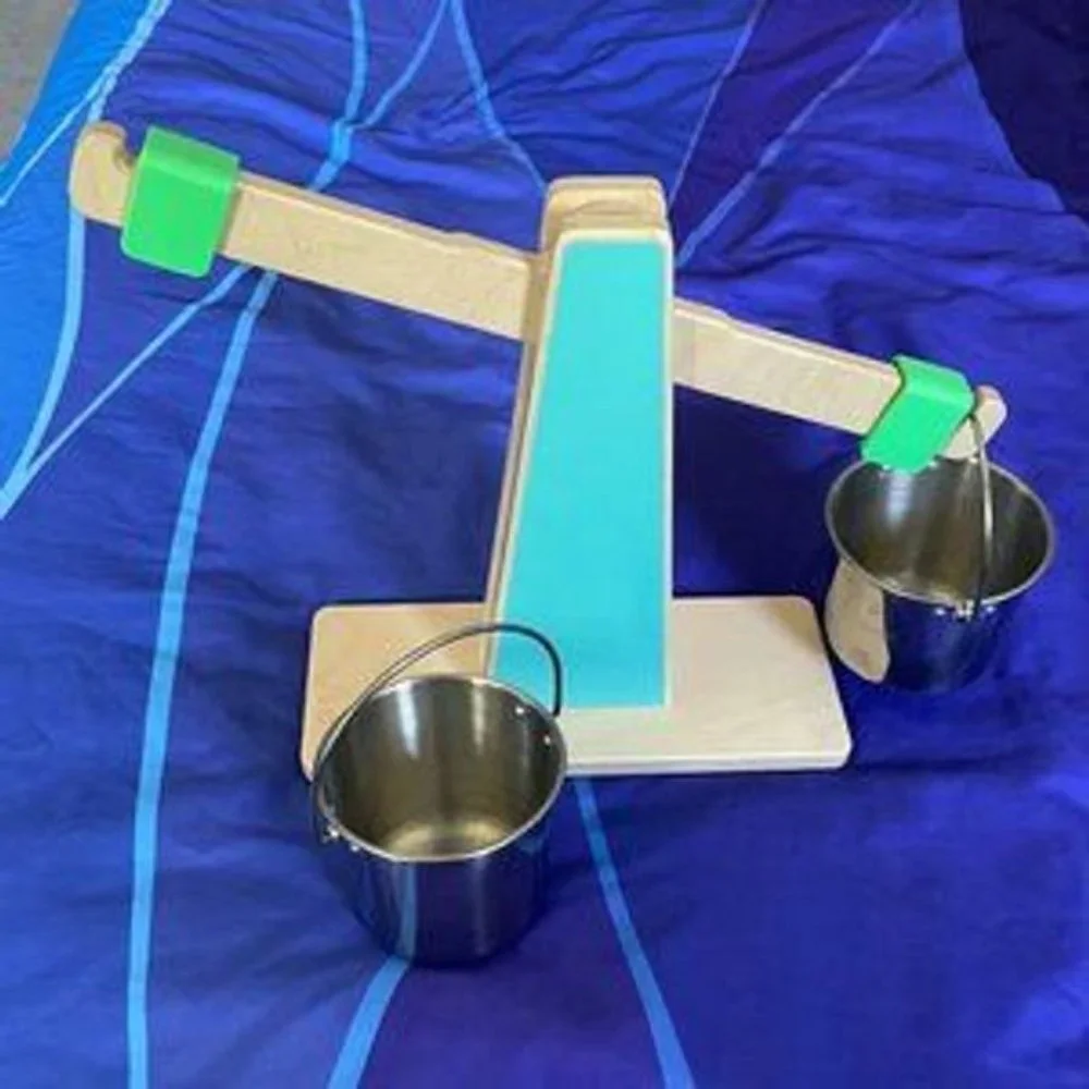 Lovevery Every Which Weigh Scale & Pails, from The Enthusiast Toddler Play Kit
